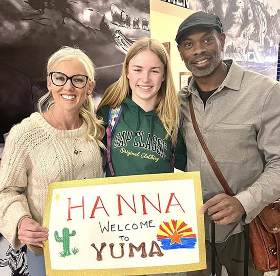 AYA Arizona-Austria Hanna Arrival